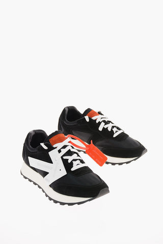 fabric and leather HG RUNNER sneakers