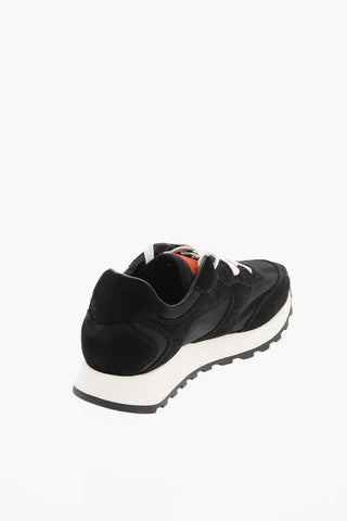 fabric and leather HG RUNNER sneakers