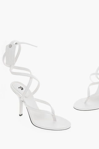 11cm Leather ZIPTIE sandal
