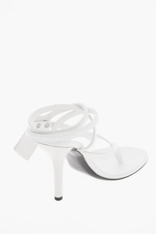 11cm Leather ZIPTIE sandal