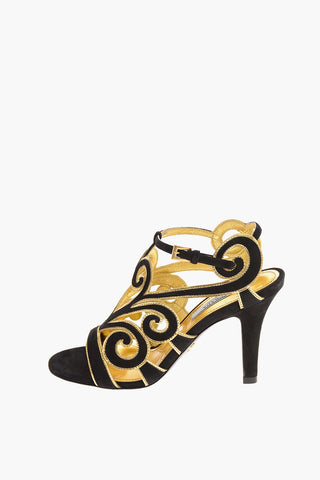 Suede T.90 Sandals with Ankle Strap