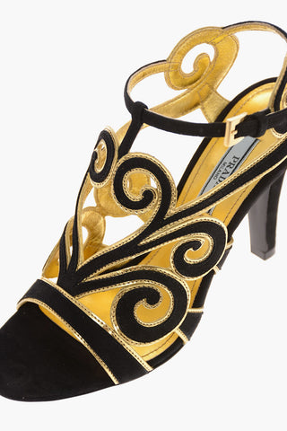 Suede T.90 Sandals with Ankle Strap