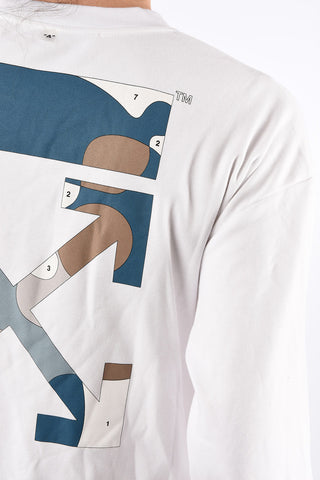 Puzzle Arrow Sweat Dress with Coulisse
