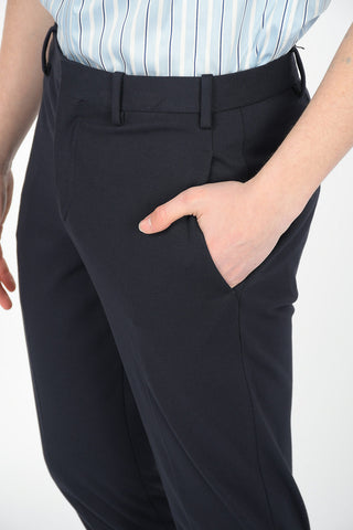 Utility Slim Fit Pants with Hidden Closure
