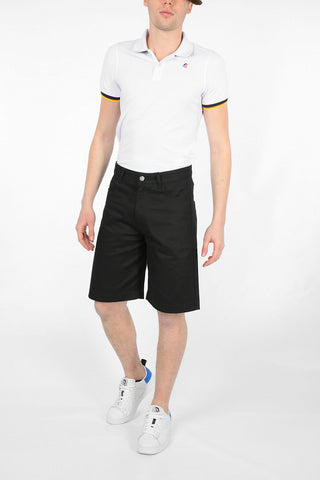 Shorts SUSPENDER a 5 Tasche in Cotone