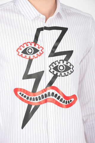 Camicia Loose Fit PICASSO LIGHTNING a Righe