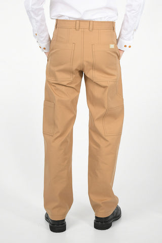 Utility Patch Pocket Pants with Hidden Closure
