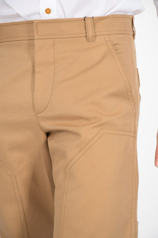 Utility Patch Pocket Pants with Hidden Closure