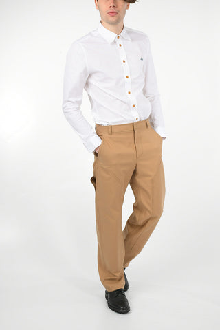 Utility Patch Pocket Pants with Hidden Closure
