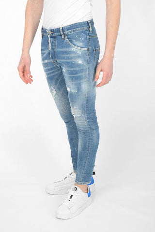 Jeans CLASSIC KENNY con Strappi e vernice