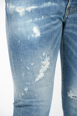Jeans CLASSIC KENNY con Strappi e vernice