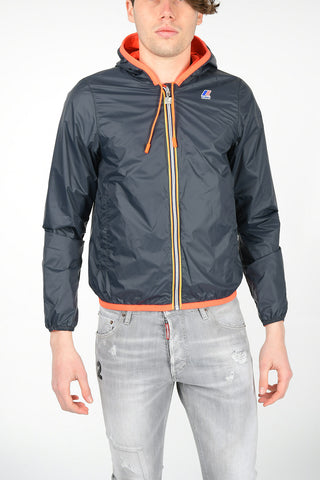 hooded reversible jacket