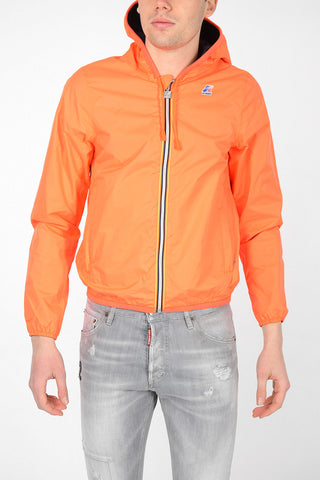 hooded reversible jacket