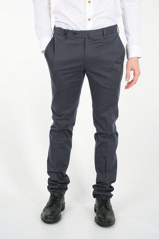 Super Slim Fit Chino Pants with Hidden Closure 