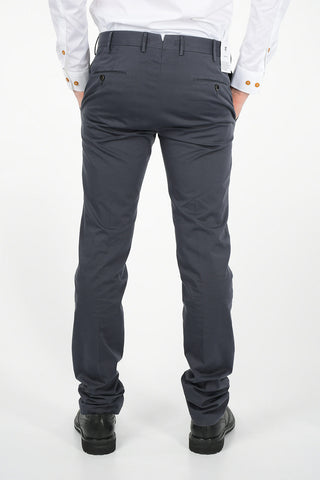 Super Slim Fit Chino Pants with Hidden Closure 