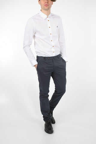 Super Slim Fit Chino Pants with Hidden Closure 
