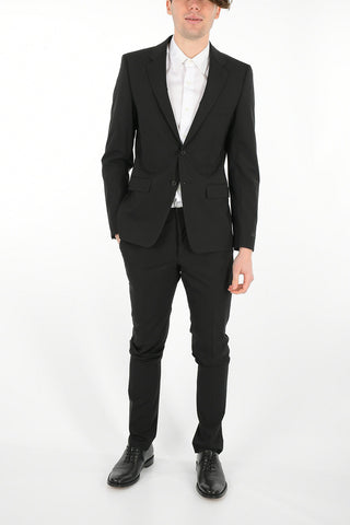 Notch Lapel Suit with Flap Pockets