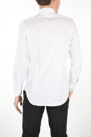Cotton Spread Collar Shirt