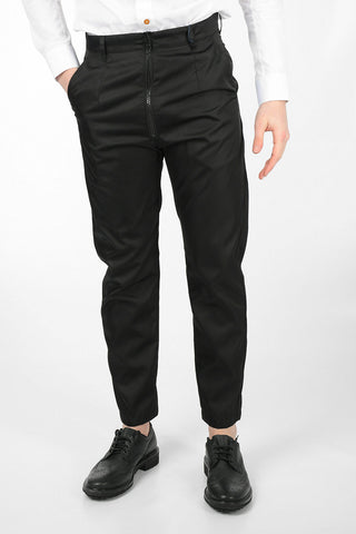 Technical Fabric Pants With Zip Ankle
