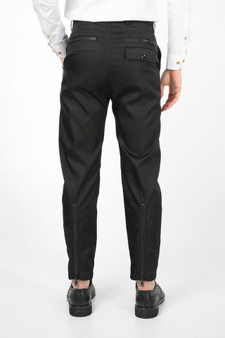 Technical Fabric Pants With Zip Ankle