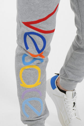 Jetted Pocket Joggers with Maxi Monogram Embroidery