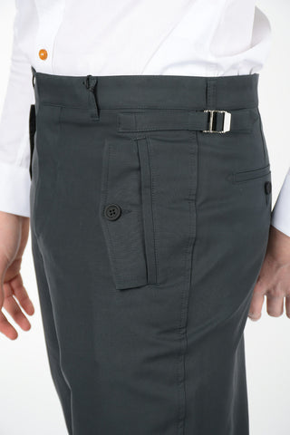 Hidden Closure Stirrup Pants