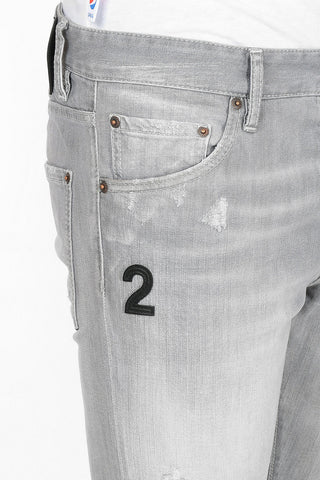 15cm Vintage Effect DAN Skinny Fit Jeans