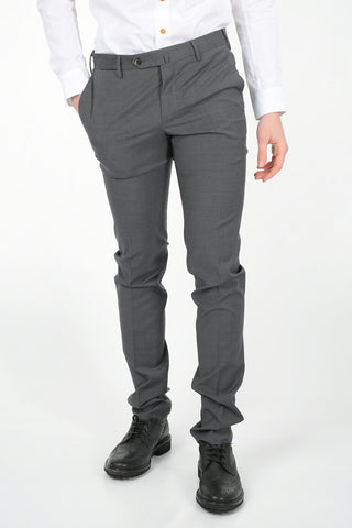 Super 100's Super Slim Fit plain hem trousers
