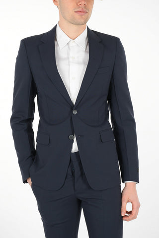 Center Vent 2-Button Suit with Flap Pocket