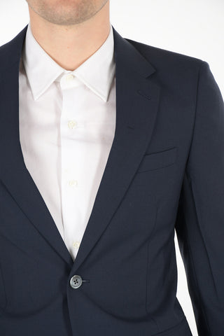 Center Vent 2-Button Suit with Flap Pocket