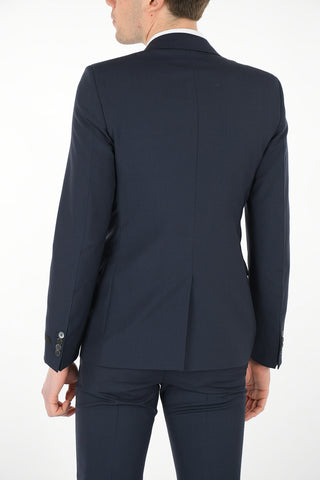 Center Vent 2-Button Suit with Flap Pocket