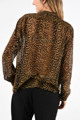 blusa Oversize stampa ghepardo