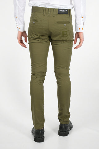 Slim Fit Pants with Zipped Pockets