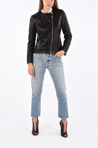 Laser Cut Leather Jacket