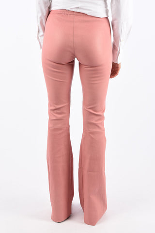 Leather Flare Pants