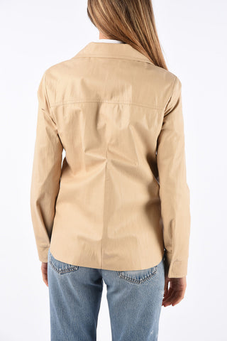 Camicia Utility in Pelle