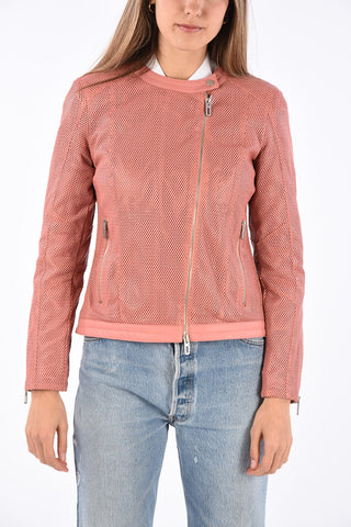 Laser Cut Leather Jacket