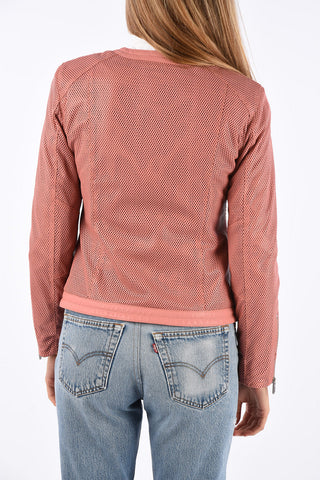 Laser Cut Leather Jacket