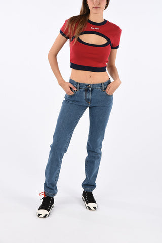 Cut Out Crop Top