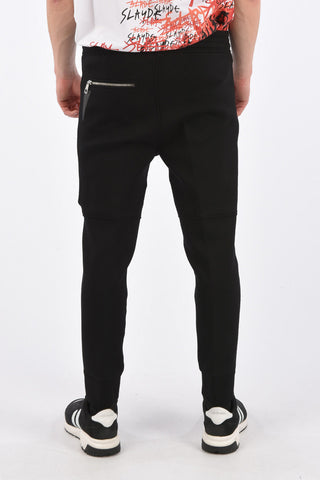 neoprene supeskinny fit biker pants