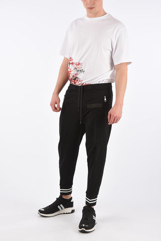 Skinny Fit Drawstring Pants