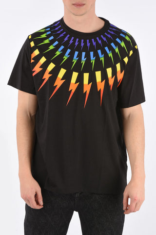 T-Shirt FAIR ISLE RAINBOW THUNDERBOLT Girocollo