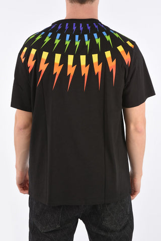 T-Shirt FAIR ISLE RAINBOW THUNDERBOLT Girocollo