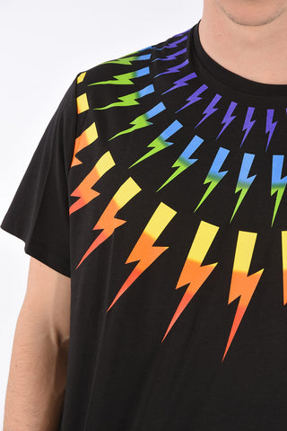 T-Shirt FAIR ISLE RAINBOW THUNDERBOLT Girocollo