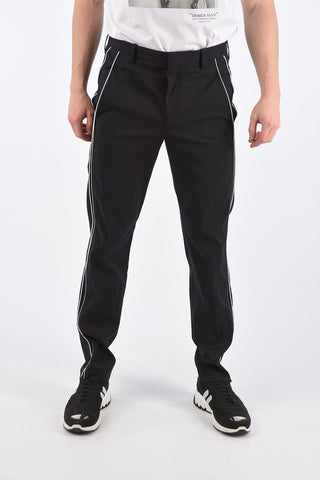 Slim Fit Belt Loops Trousers
