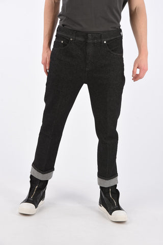 20cm Stretch Denim Tube Fit Jeans