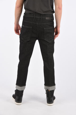 20cm Stretch Denim Tube Fit Jeans