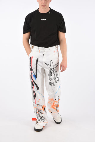22cm Split Ankle FUTURA RAINBOW CARPENTER Jeans 