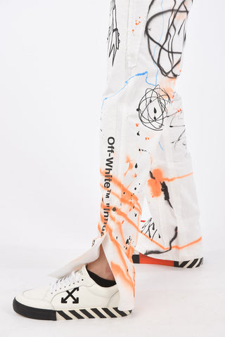 22cm Split Ankle FUTURA RAINBOW CARPENTER Jeans 