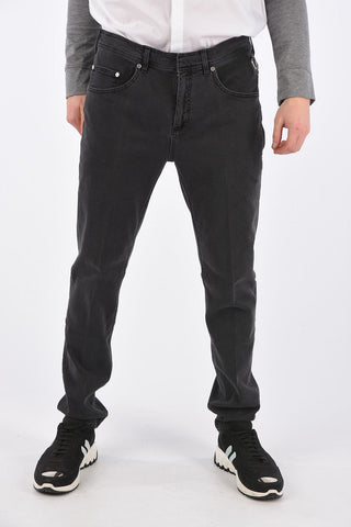 17cm stretch denim PIERCED super skinny fit jeans